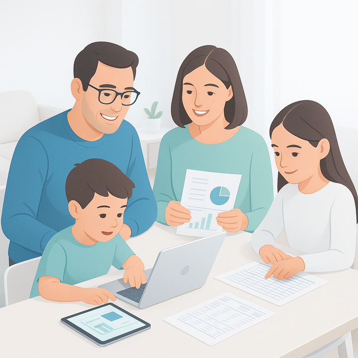 family budgeting financial health