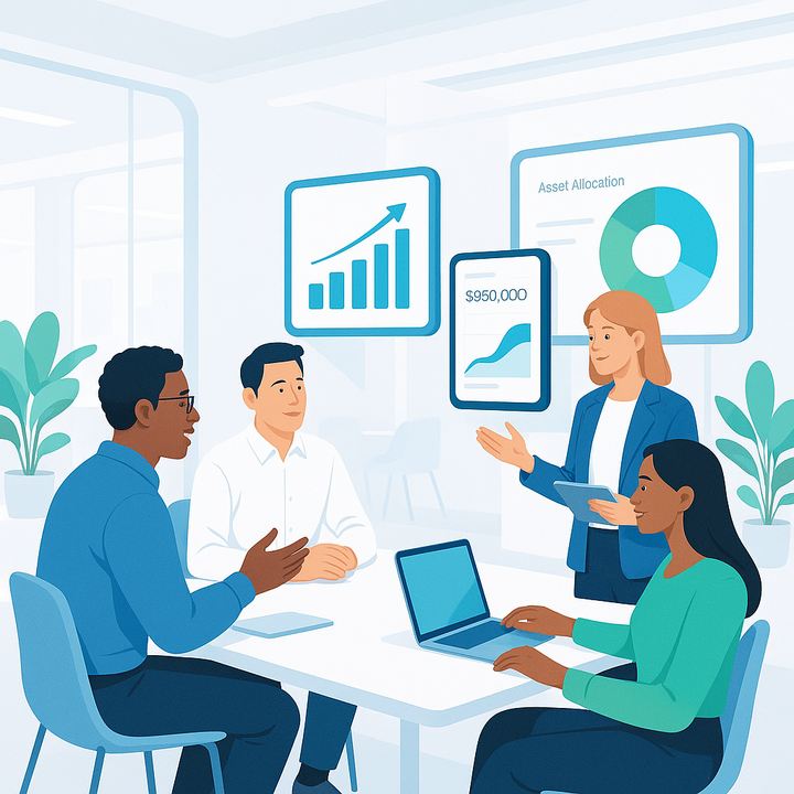 efficient financial planning for early retirement secure retirement strategies fintech investments efficient saving asset allocation risk management technology retirement